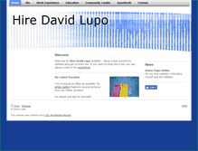 Tablet Screenshot of davidlupo.com